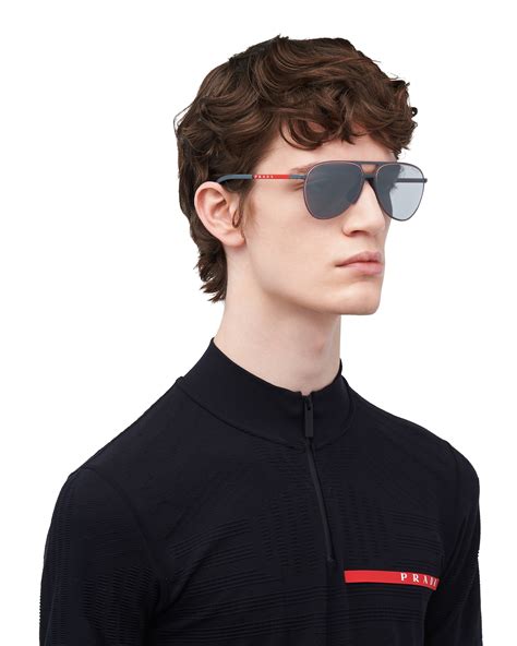 men's prada rossa sunglasses|prada linea rossa sunglasses price.